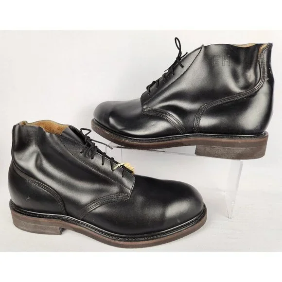 Biltrite Shoes Biltrite Imperial Sole Men 5 R Black Leather Steel Toe Chukka Ankle Boots Usa Poshmark